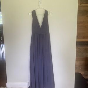 Lulu’s blue gray maxi dress